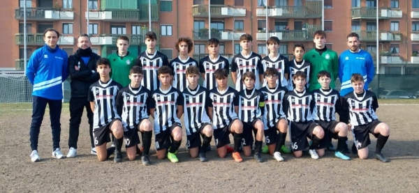 La Biellese Under 15 prima del match contro il Cossato