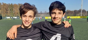 Spazio Talent Under 14: a sinistra Giuseppe Muto, a destra Leonardo Terzulli