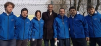 Lo staff della We Eventi con Max Allegri